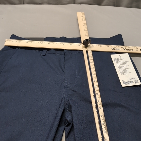Lululemon Athletica Mens Blue Chino-Like Athletic Straight Leg Pants Size 30 - Picture 3 of 8